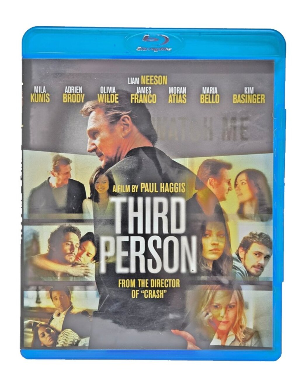 Third Person Blu-ray Liam Neeson Olivia Wilde Drama Movie Sony Pictures Used FS